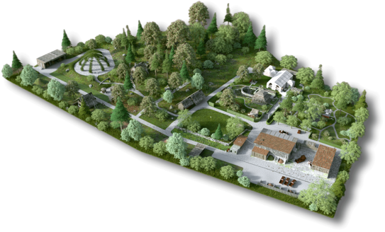 Übersicht Eventlocation Trraumgarten